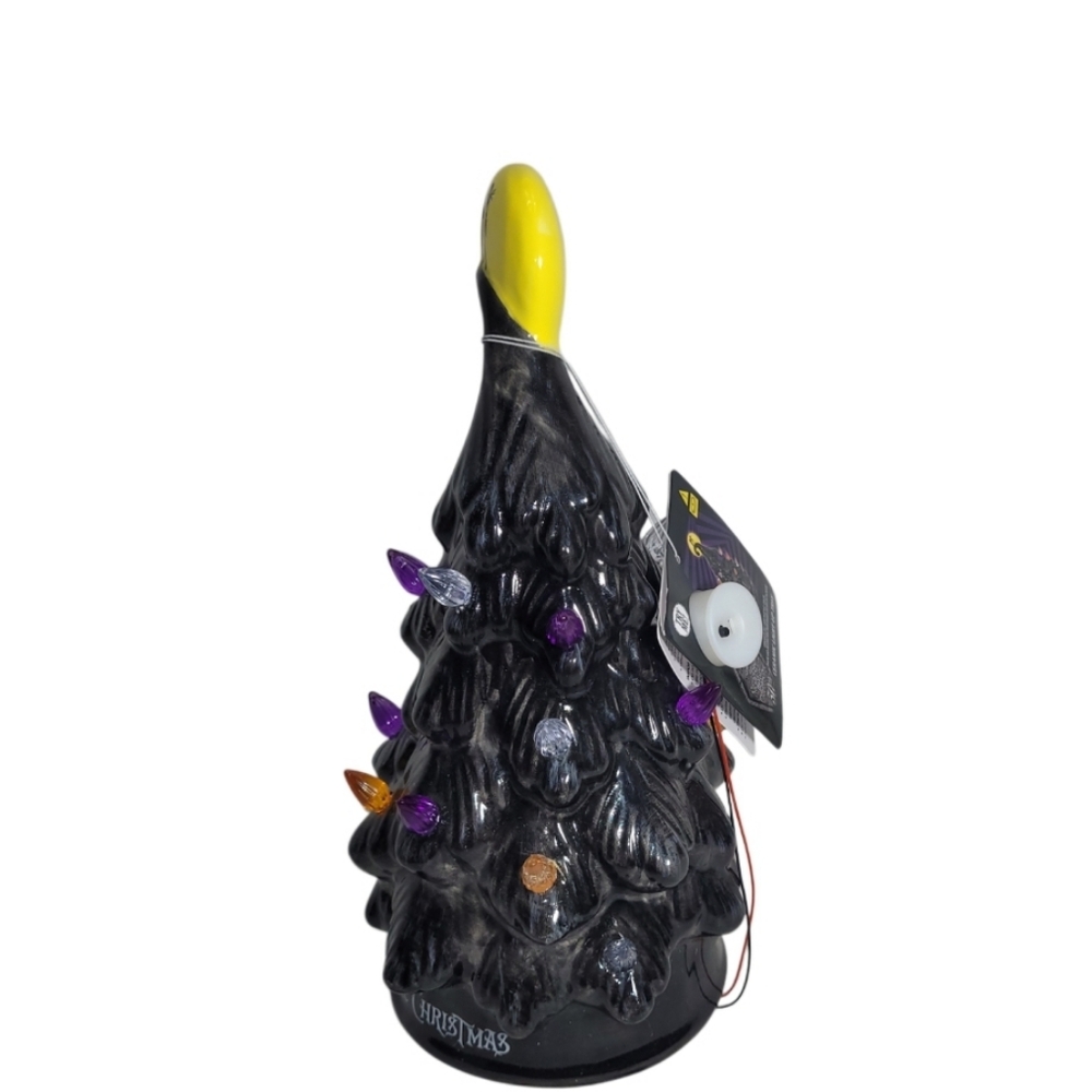 Tim Burton's The Nightmare Before Christmas Ceramic Halloween Light-Up Tree New - Picture 6 of 10